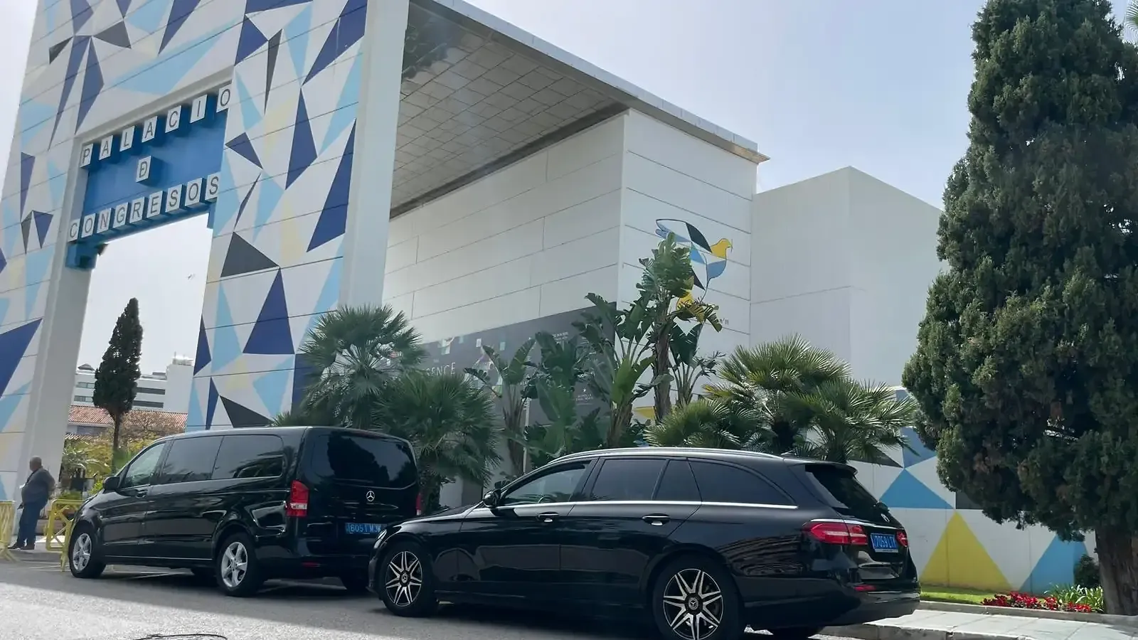 Our Mercedes V-Class minivan and E-Class estate